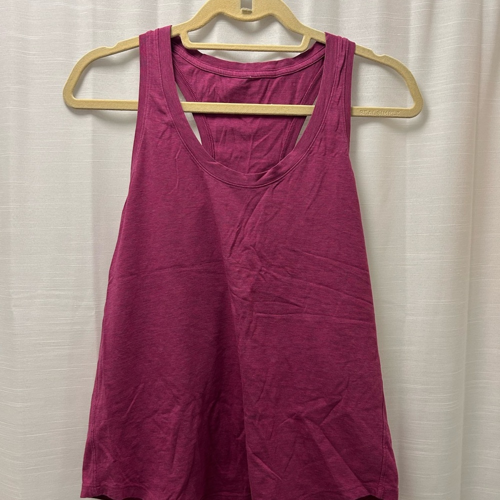 Lululemon Athletica Magenta Tank Top